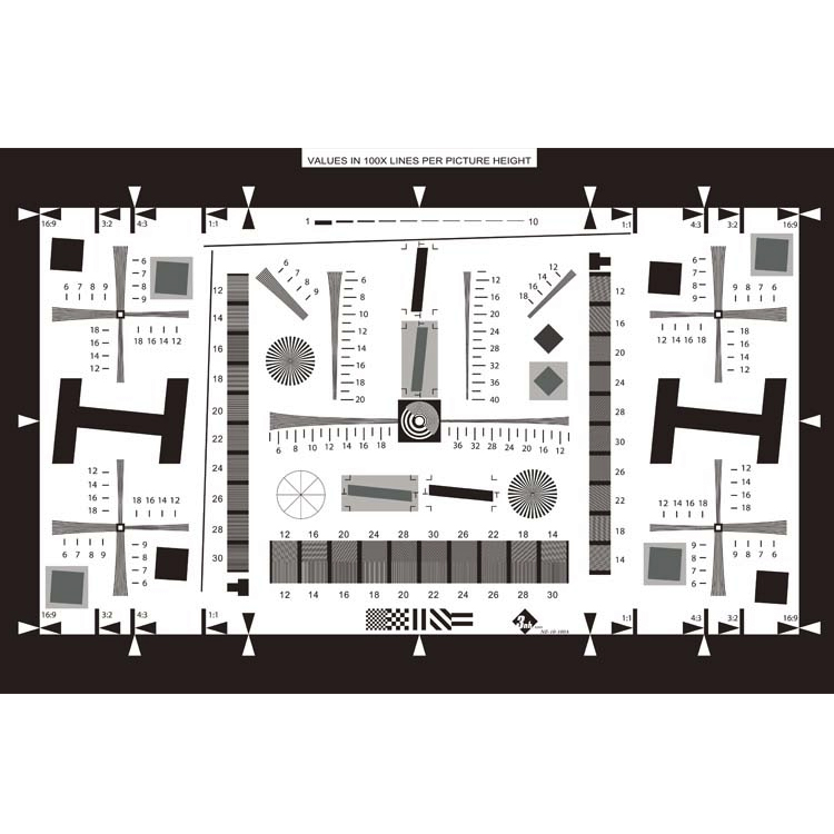 三恩时ISO12233分辨率测试卡(增强型)